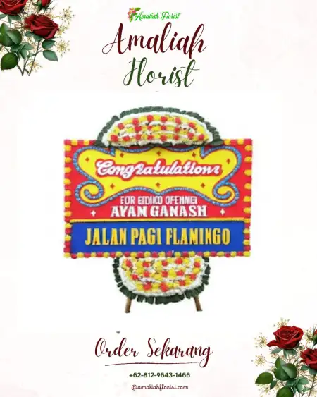 Sewa Papan Bunga Selebar